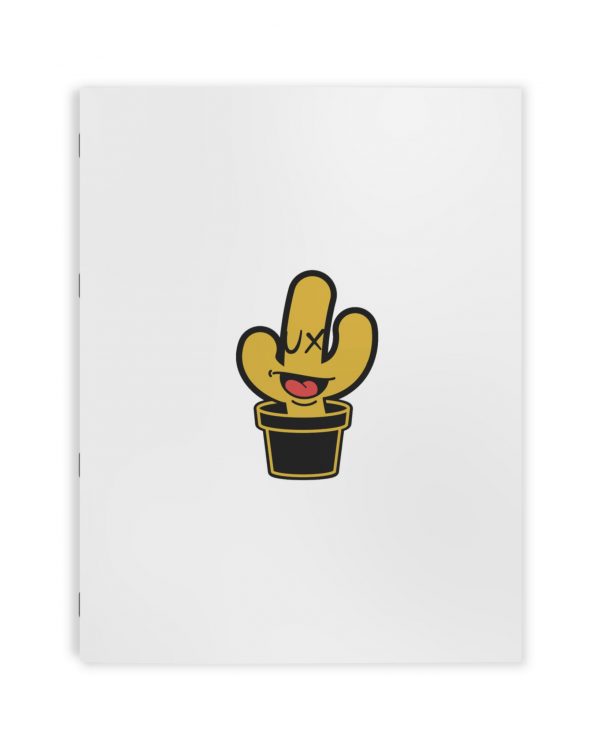 Funky Cactus Notebook – Yellow