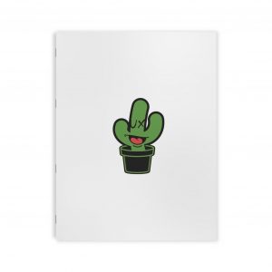 Funky Cactus Notebook - Green