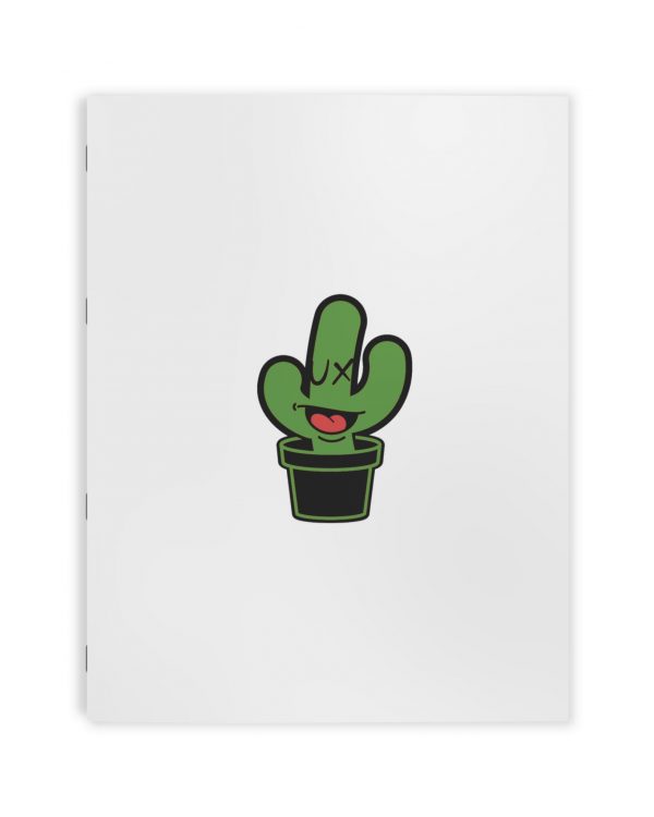 Funky Cactus Notebook – Green